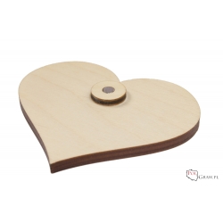 Serce obłe 10cm MAGNES A106